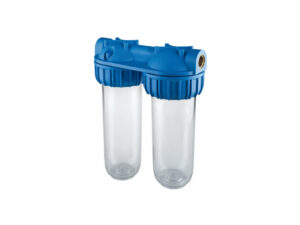 3PCS Duplex Filters 10", Clear 1" BSP