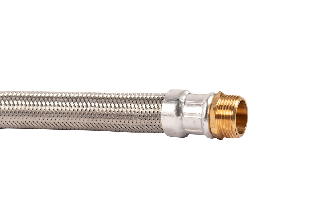 HSH Superflex Stainless Steel 1" M x 1" F - DN25 - 80 cm CSTB - Image 3