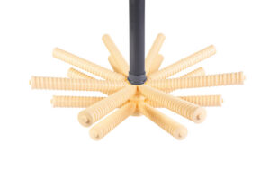 Riser tube 90 mm + lateral bottom distributor for 6" top vessels 42" (0.2 mm)
