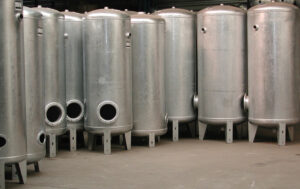 Stainless steel vessel 4" Top Mount Ø 400 - 200 L
