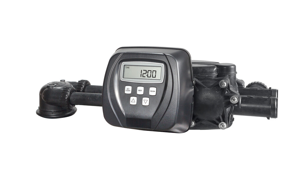 Twin Clack WS1 CI - DF Meter - Assembled | EU transfo - 1" Connection - no DFLC