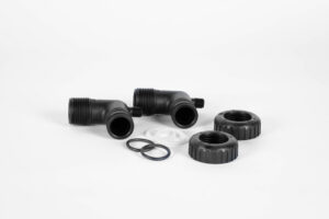 WS1 Fitting 1" Plastic Male BSPT Elbow assy
